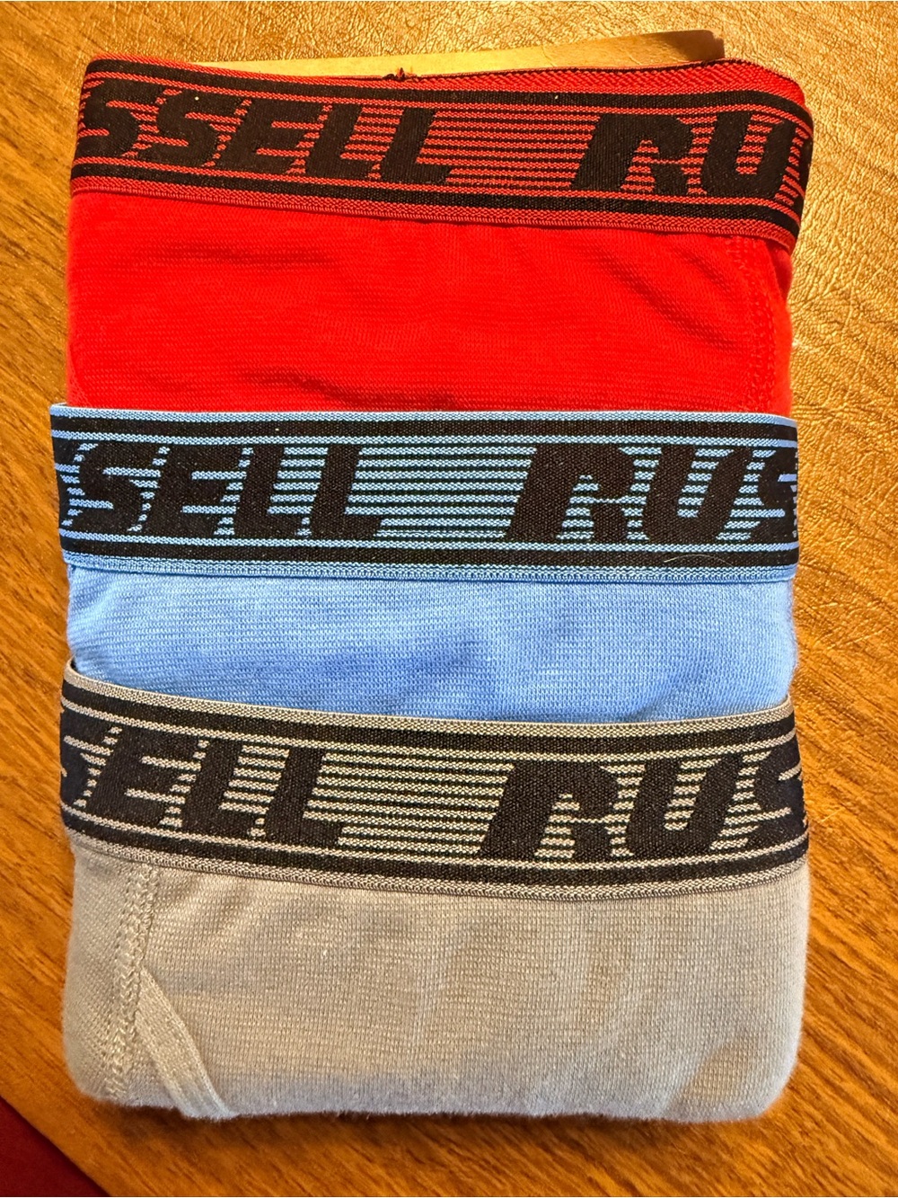RUSSELL MENS BOXER BRIEFS - XL